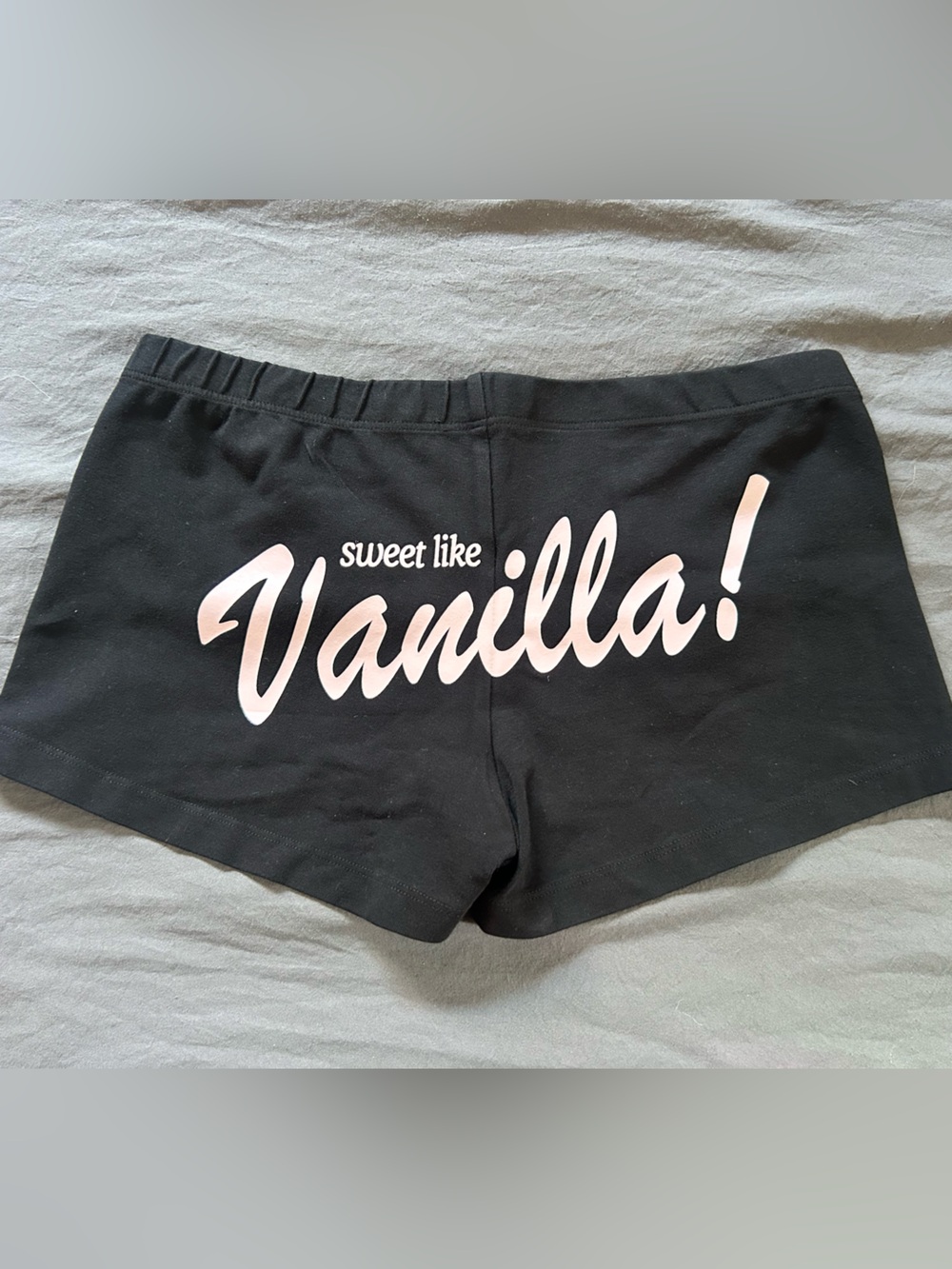 VanillaMace Micro Shorts Merch Sweet Like Vanilla Small
